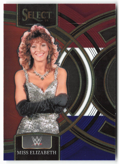 2024 Panini Select WWE #177 Miss Elizabeth Red and Blue