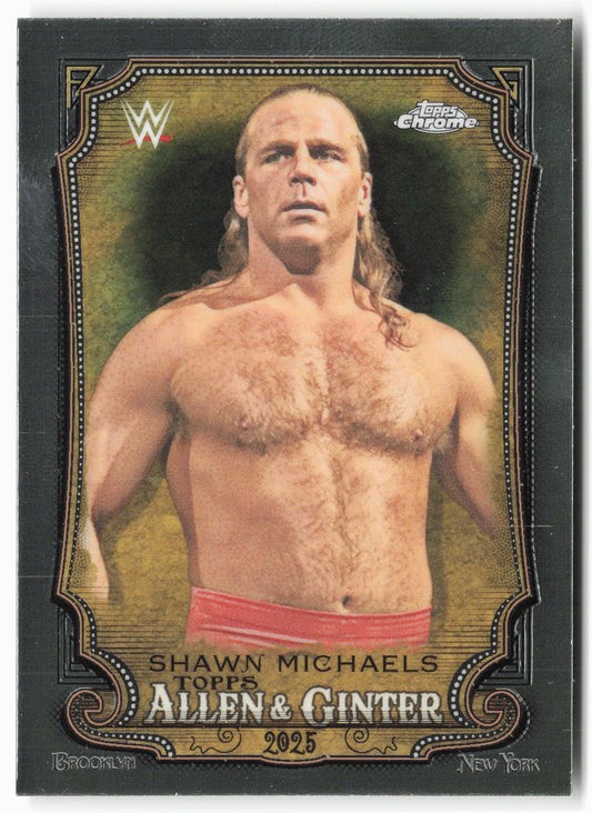 2025 Topps Chrome WWE #AG-SML Shawn Michaels Allen & Ginter