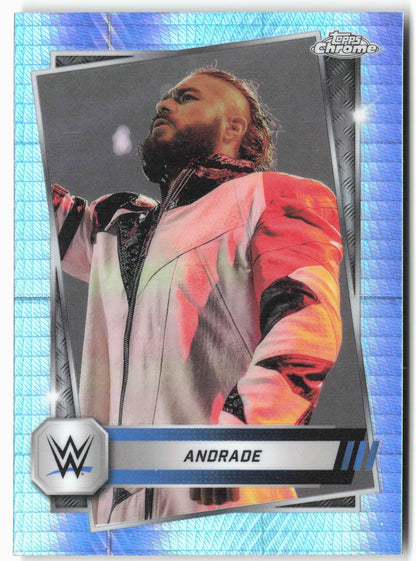 2025 Topps Chrome WWE #29 Andrade Prism Refractor