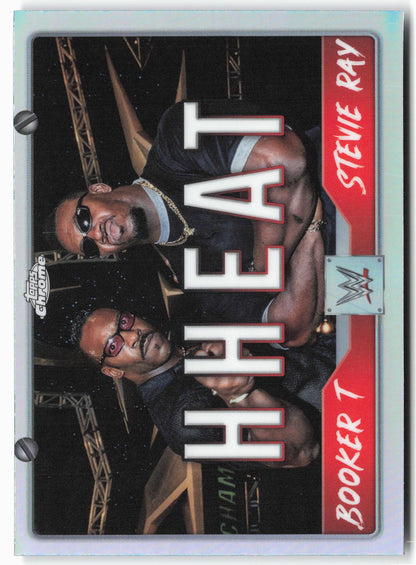 2025 Topps Chrome WWE #TAG-HHT Stevie Ray / Booker T Tag Team Refractor