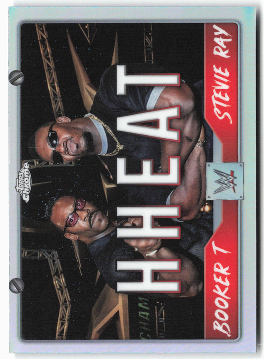 2025 Topps Chrome WWE #TAG-HHT Stevie Ray / Booker T Tag Team Refractor
