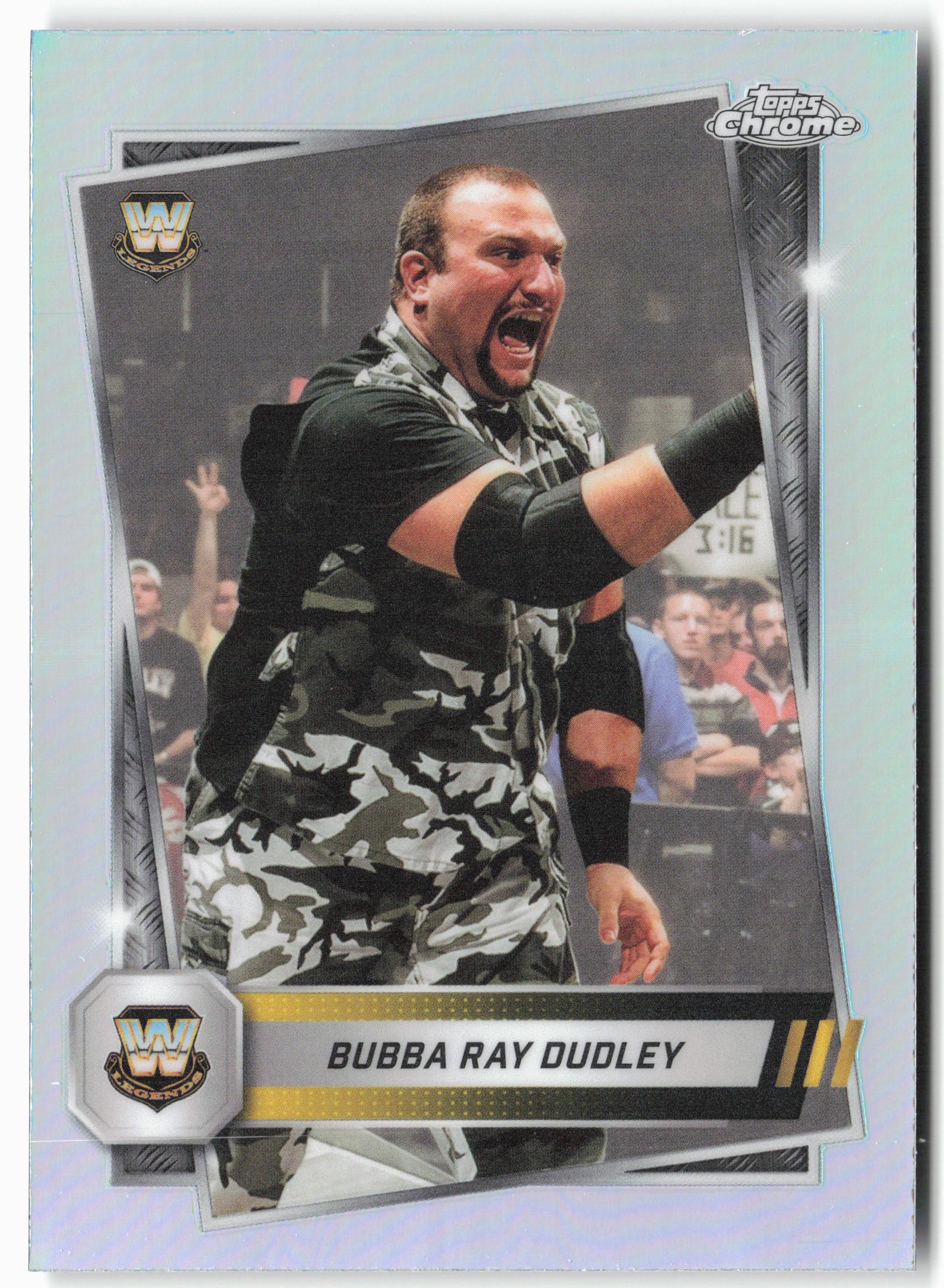 2025 Topps Chrome WWE #9 Bubba Ray Dudley Refractor