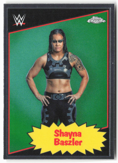 2025 Topps Chrome WWE #85TC-SB Shayna Baszler 1985 Topps Current