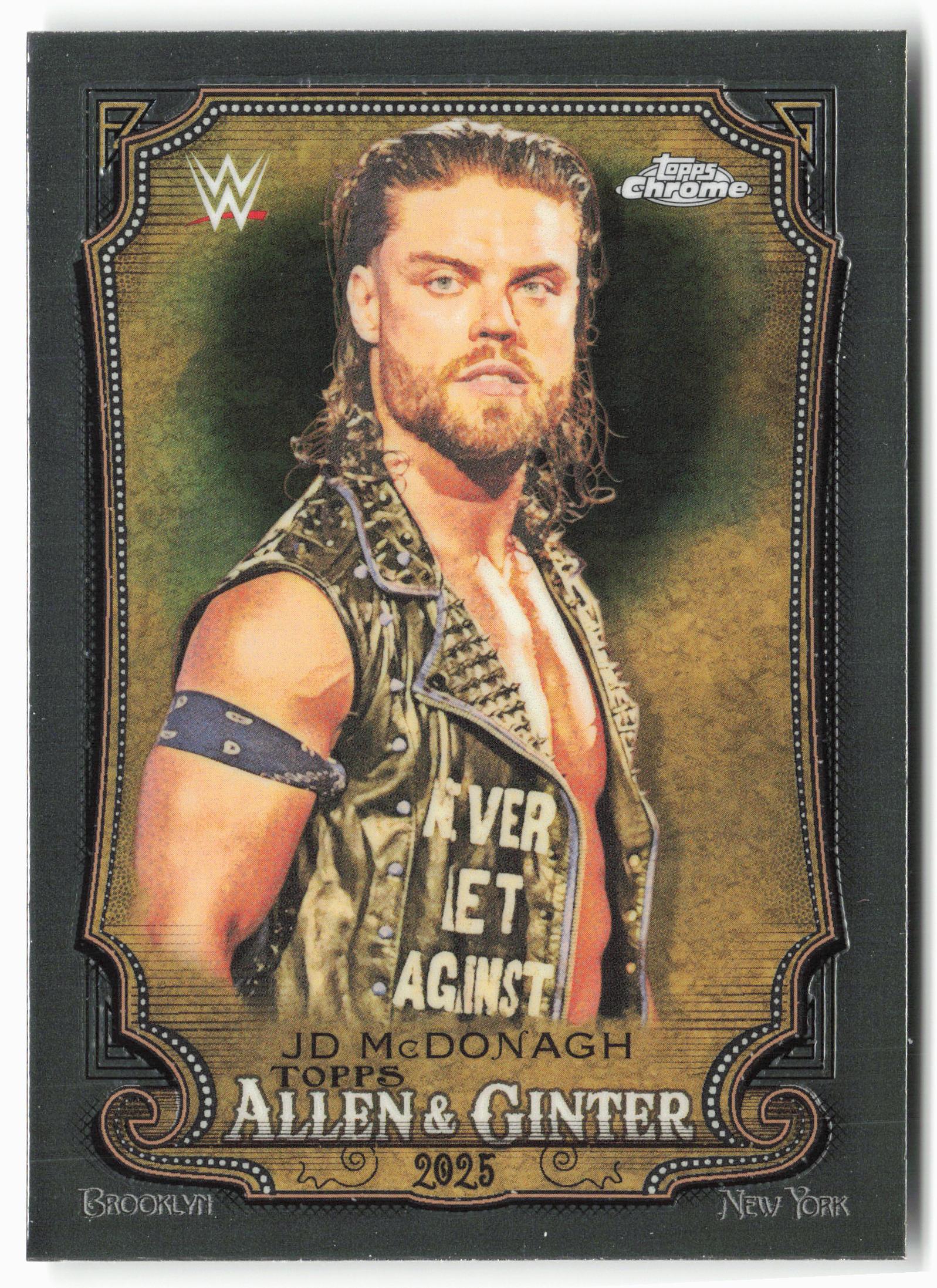 2025 Topps Chrome WWE #AG-JDM JD McDonagh Allen & Ginter