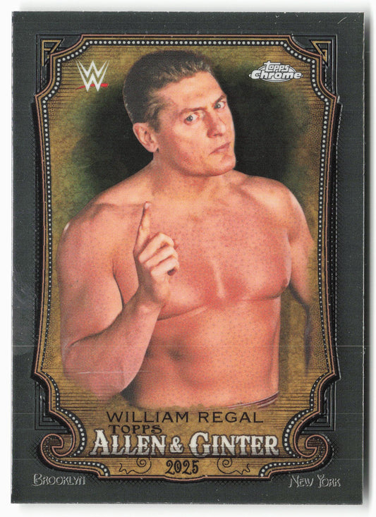 2025 Topps Chrome WWE #AG-WRL William Regal Allen & Ginter