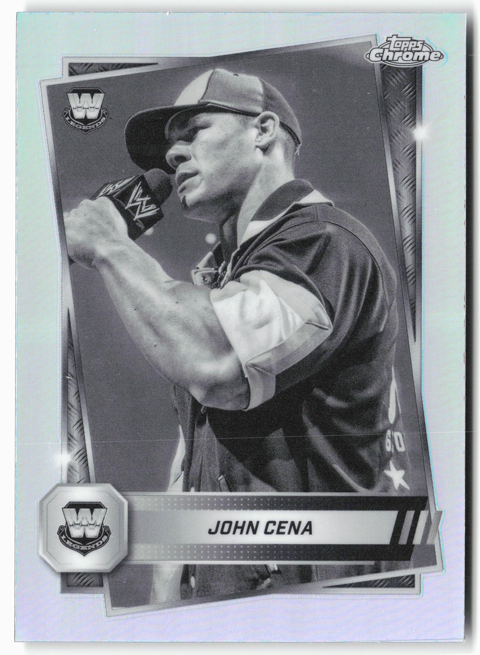 2025 Topps Chrome WWE #16 John Cena Sepia Refractor