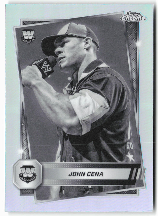 2025 Topps Chrome WWE #16 John Cena Sepia Refractor