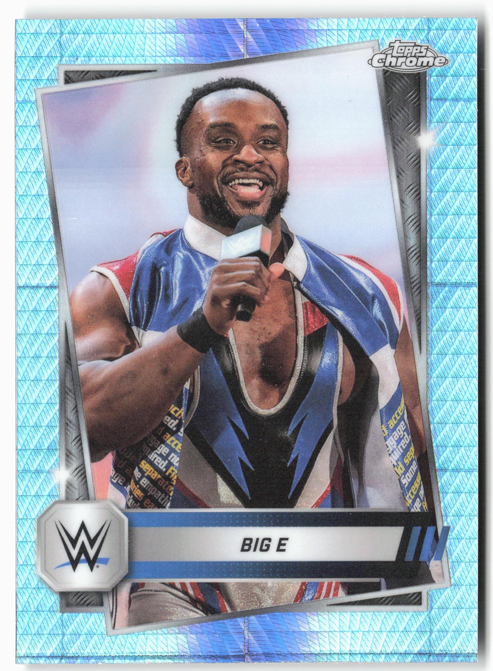 2025 Topps Chrome WWE #172 Big E Prism Refractor