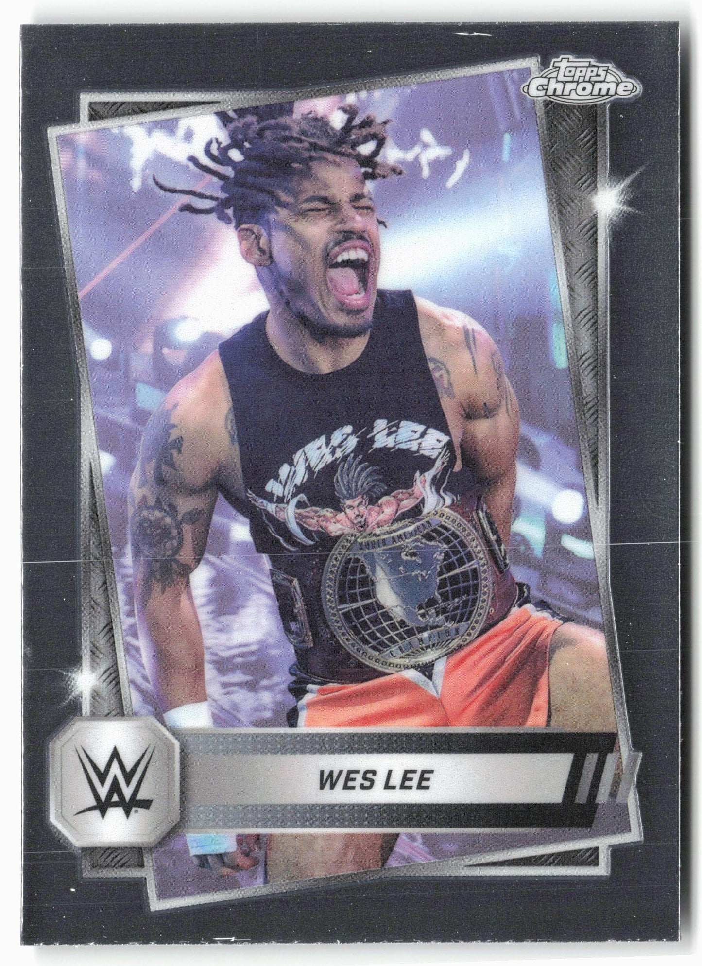 2025 Topps Chrome WWE #156 Wes Lee