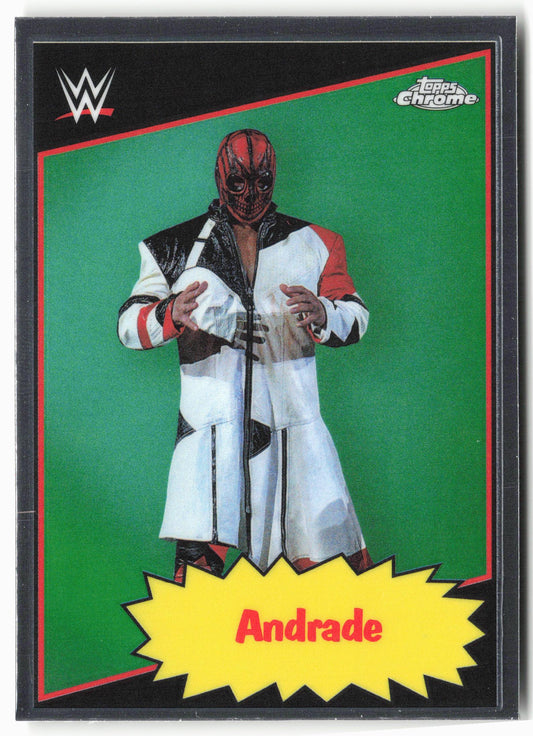 2025 Topps Chrome WWE #85TC-AN Andrade 1985 Topps Current