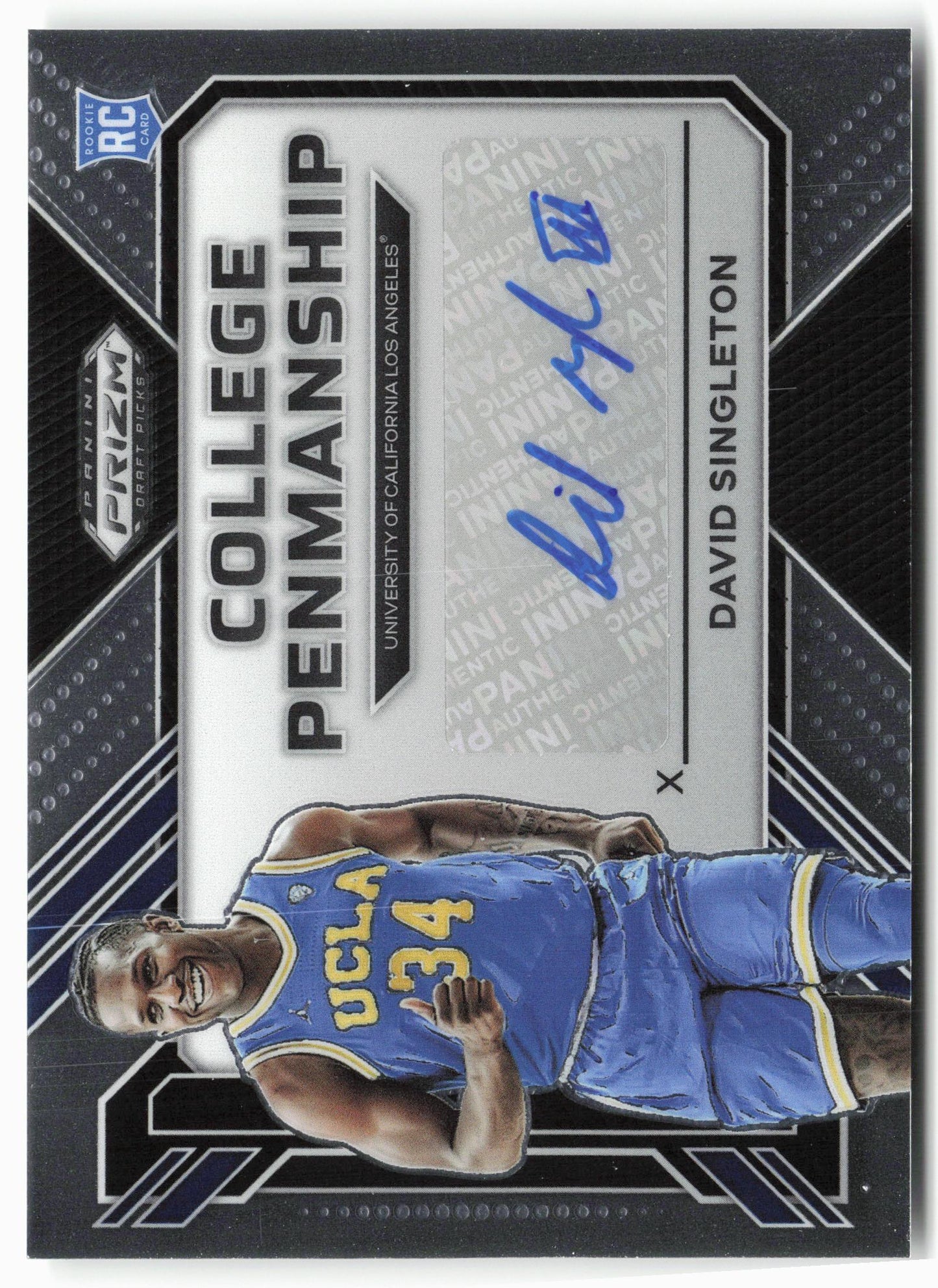 2023 Panini Prizm Draft Picks #CP-DVD David Singleton College Penmanship