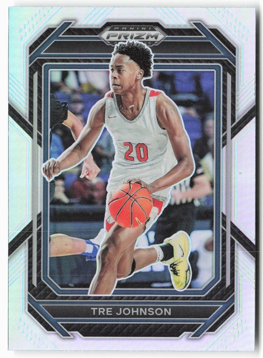 2023 Panini Prizm Draft Picks #86 Tre Johnson Silver