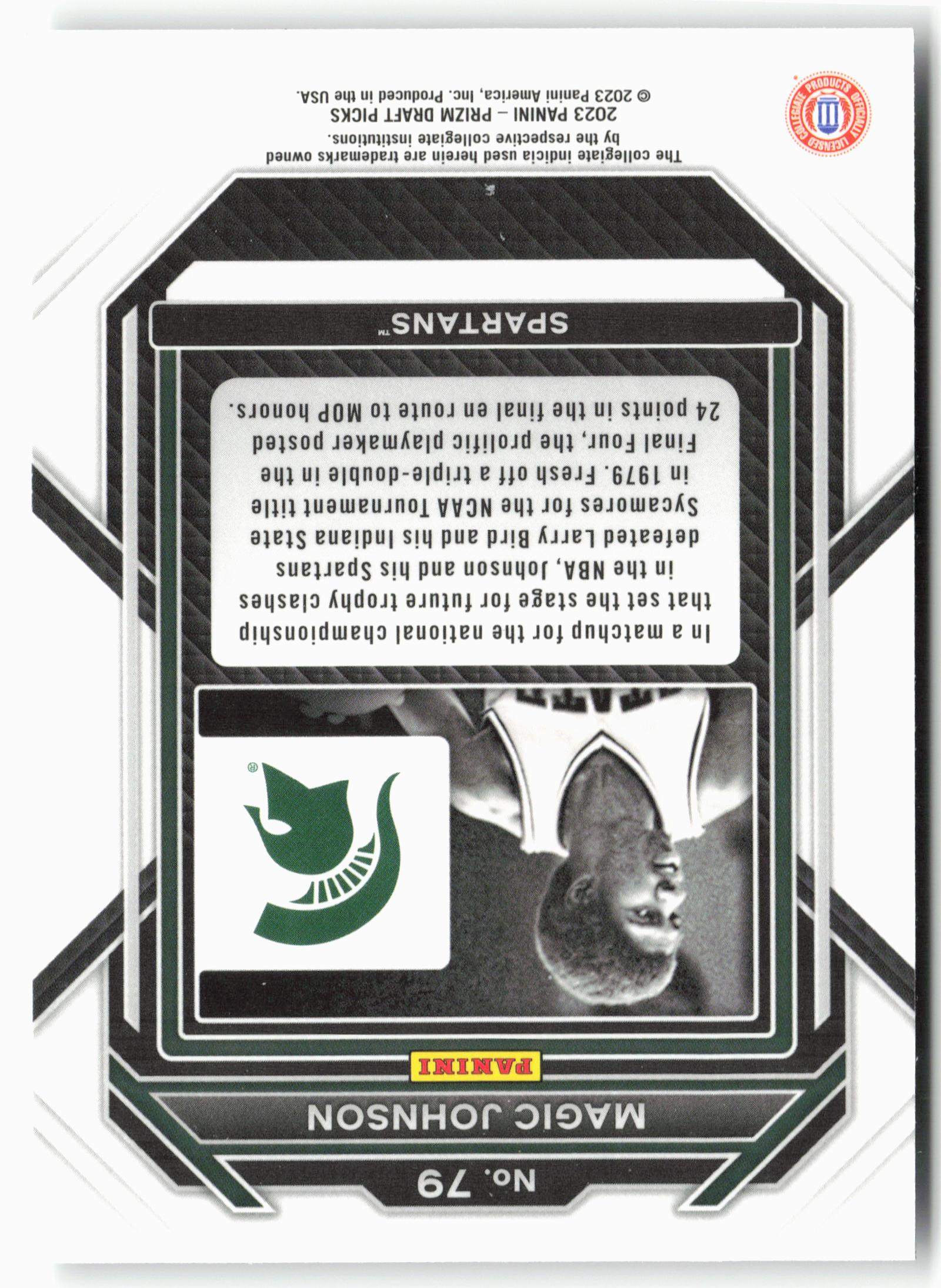 2023 Panini Prizm Draft Picks #79 Magic Johnson