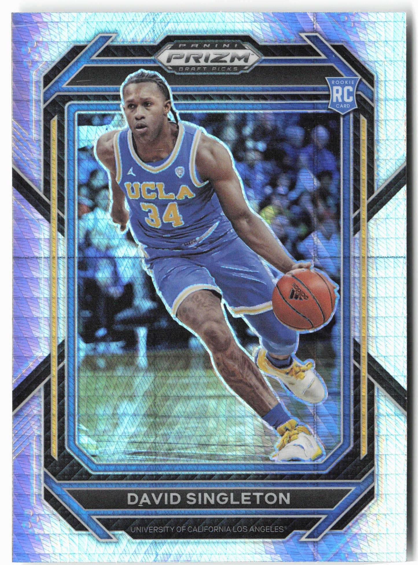 2023 Panini Prizm Draft Picks #16 David Singleton Hyper