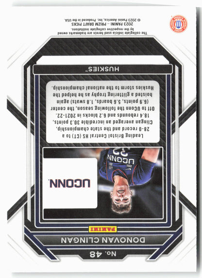 2023 Panini Prizm Draft Picks #48 Donovan Clingan