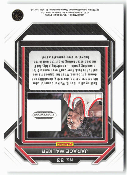 2023 Panini Prizm Draft Picks #33 Jarace Walker