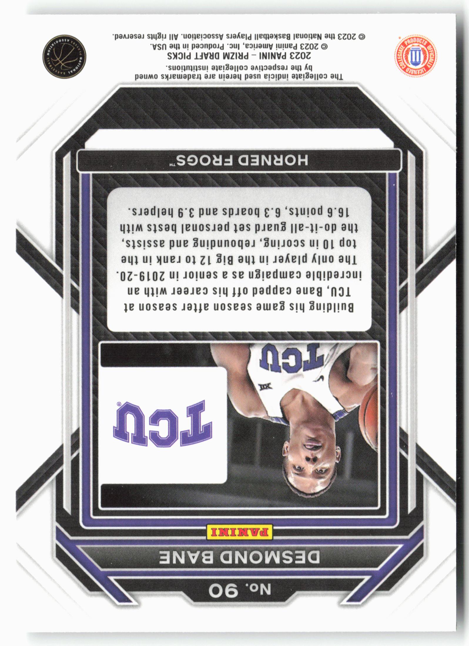 2023 Panini Prizm Draft Picks #90 Desmond Bane