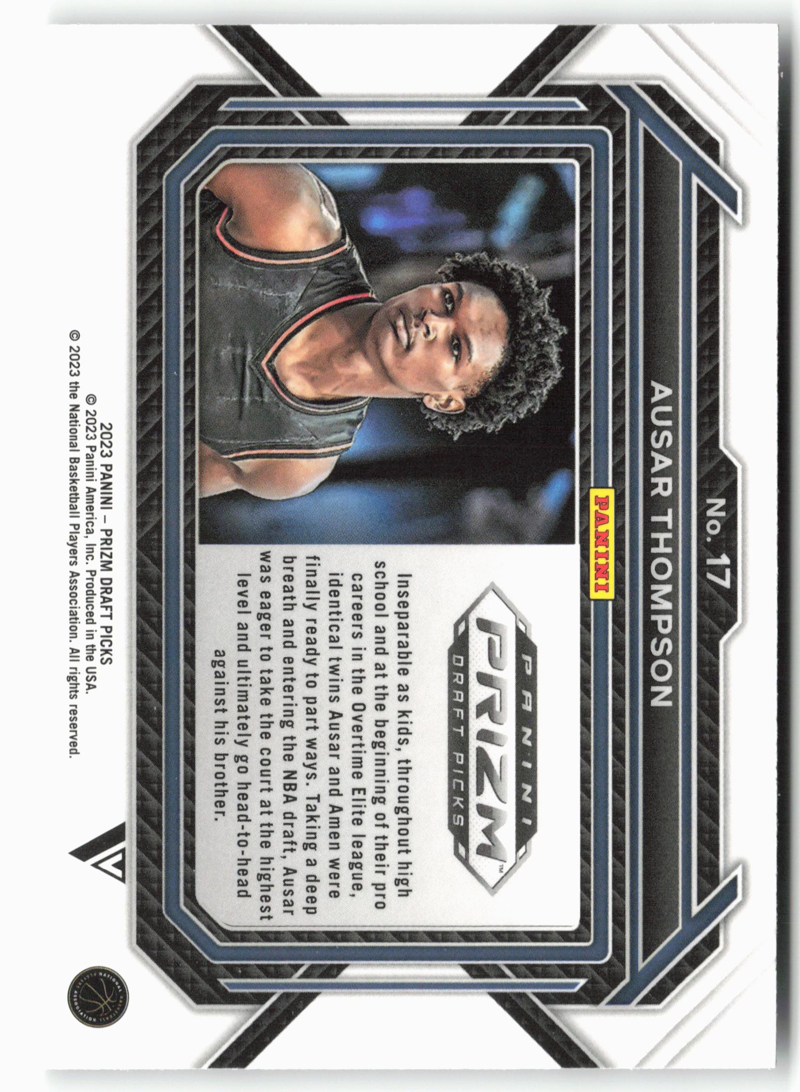 2023 Panini Prizm Draft Picks #17b Ausar Thompson