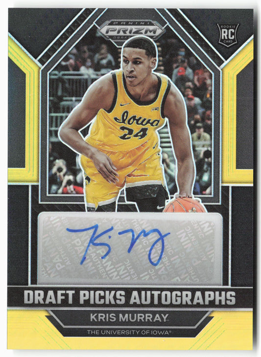 2023 Panini Prizm Draft Picks #DPA-KMY Kris Murray Black Gold #/5