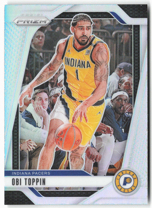 2024-25 Panini Prizm - Prizms Silver #11 Obi Toppin