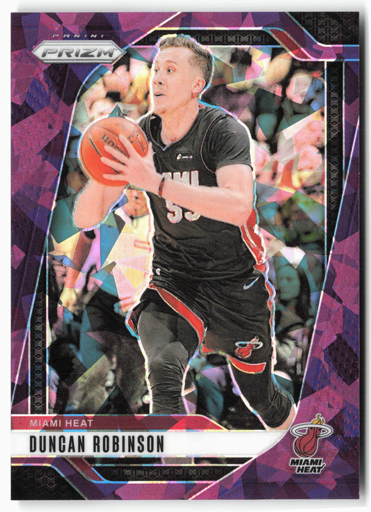 2024-25 Panini Prizm - Prizms Purple Ice #190 Duncan Robinson #/149
