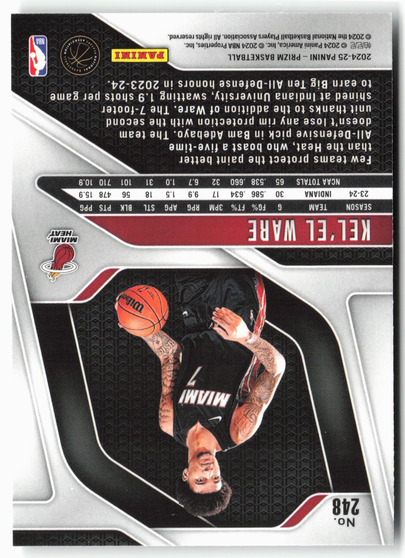 2024-25 Panini Prizm #248 Kel'el Ware