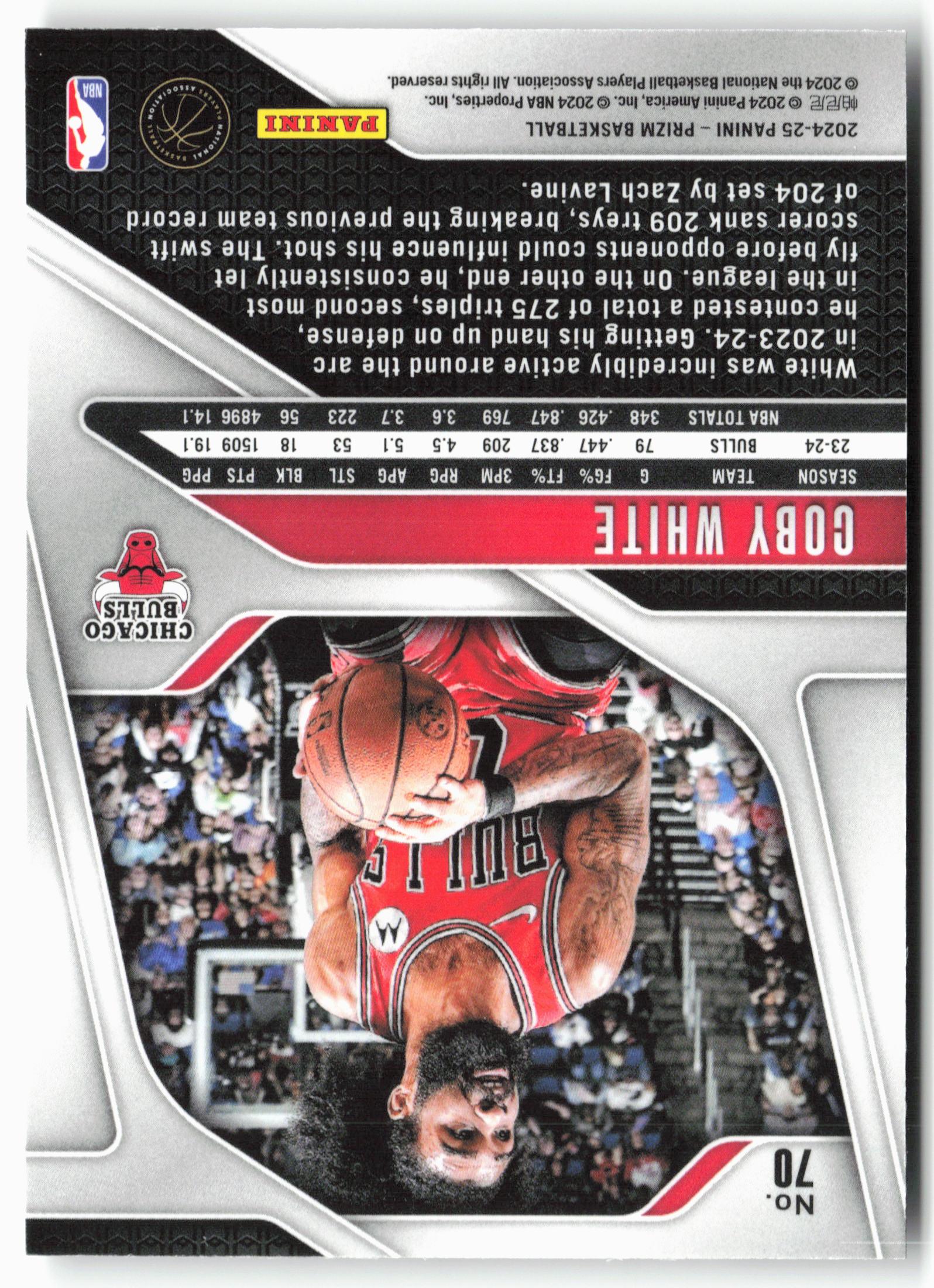 2024-25 Panini Prizm #70 Coby White