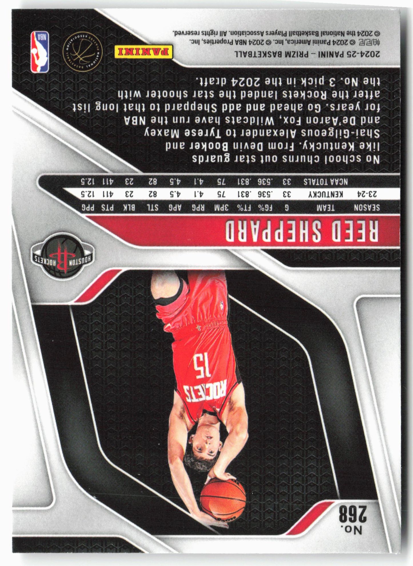 2024-25 Panini Prizm #268 Reed Sheppard