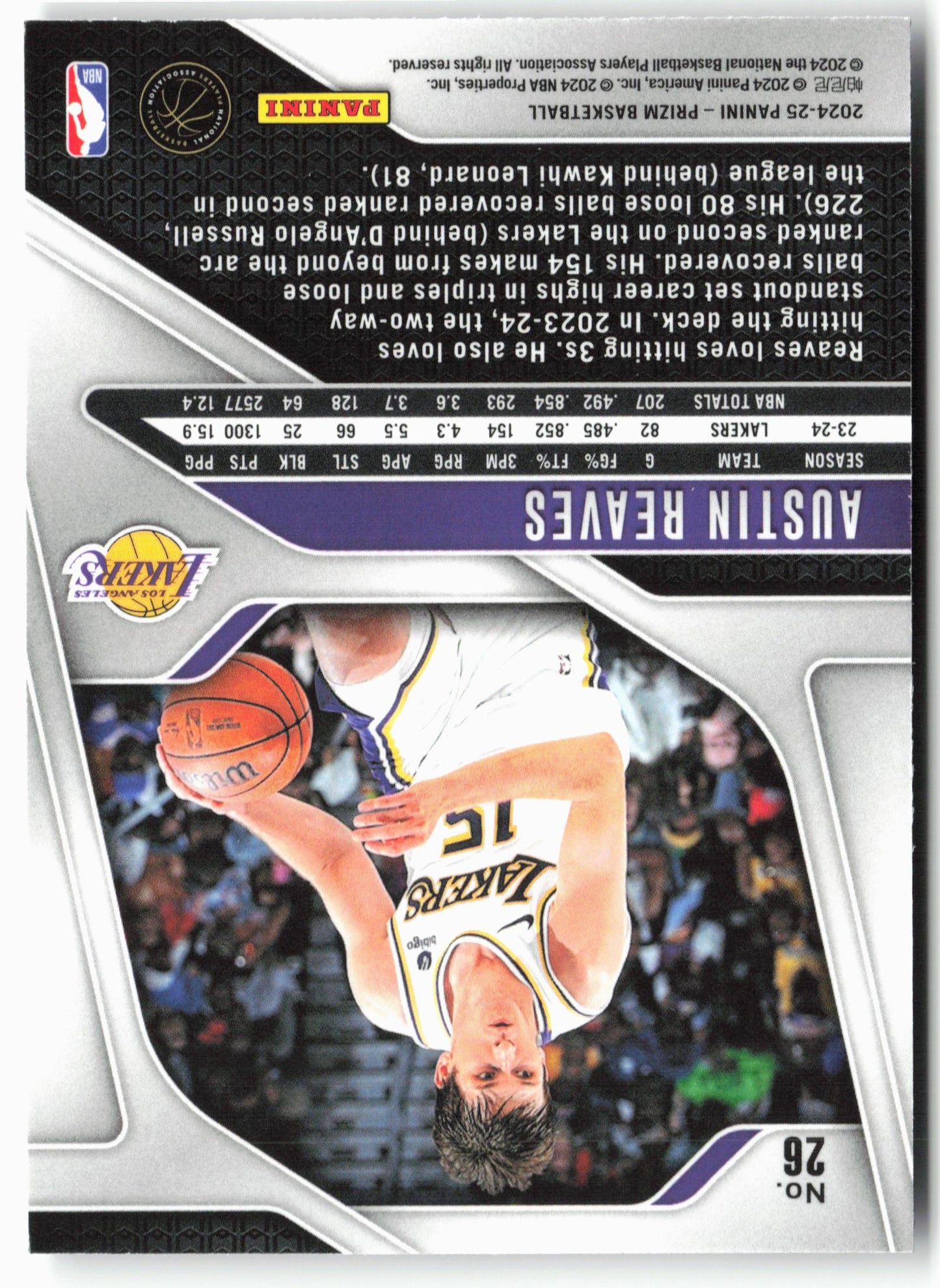2024-25 Panini Prizm #26 Austin Reaves