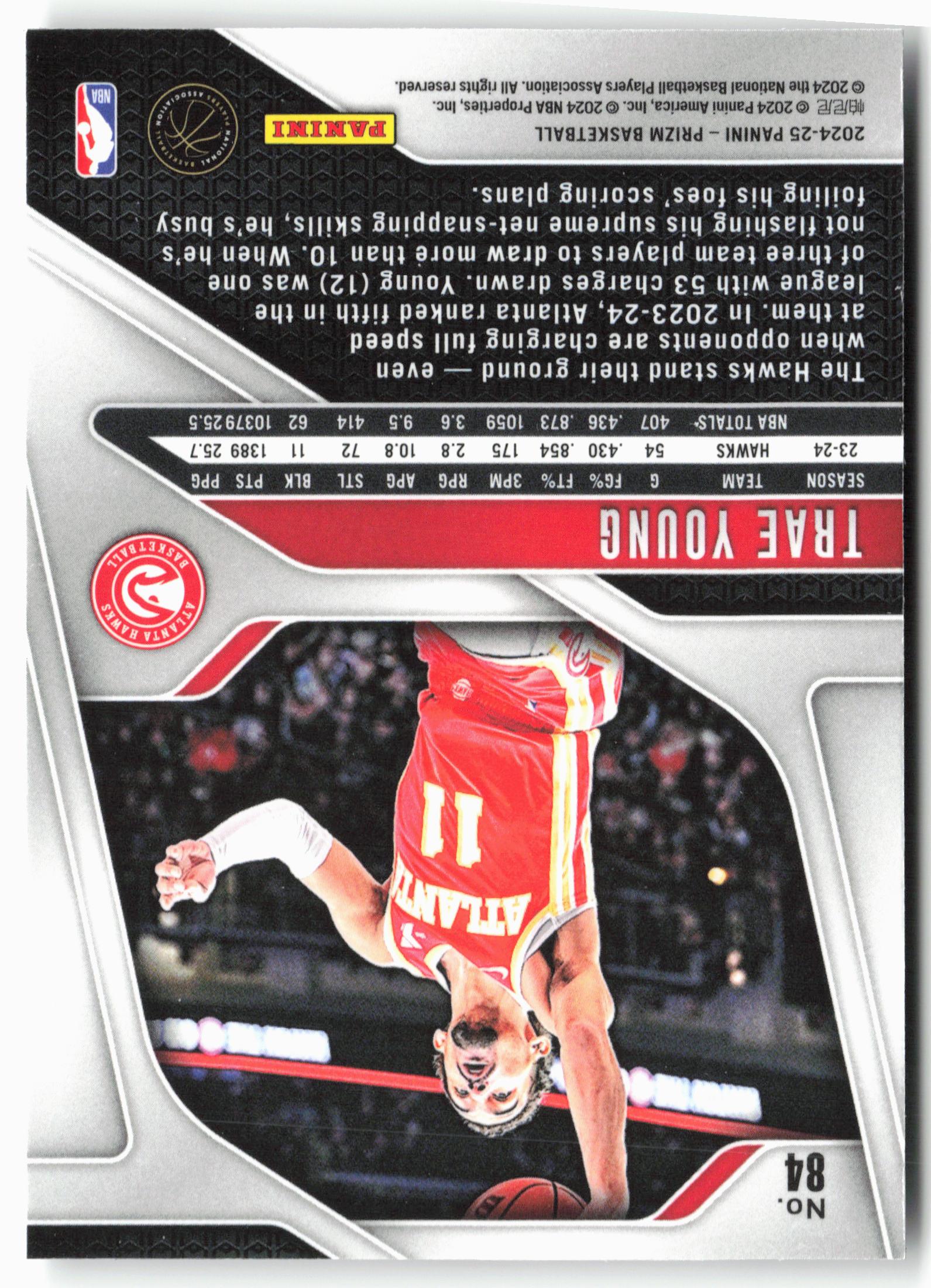 2024-25 Panini Prizm #84 Trae Young