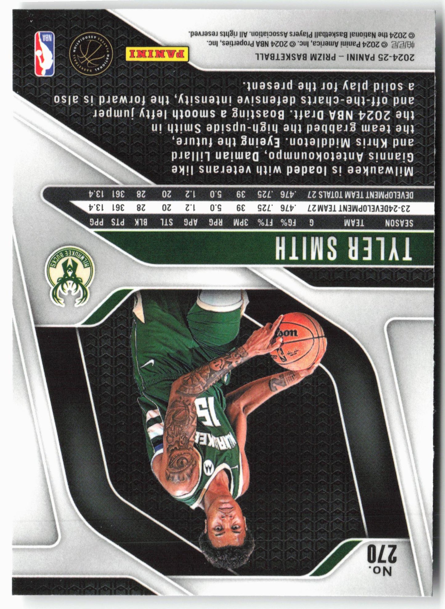 2024-25 Panini Prizm #270 Tyler Smith