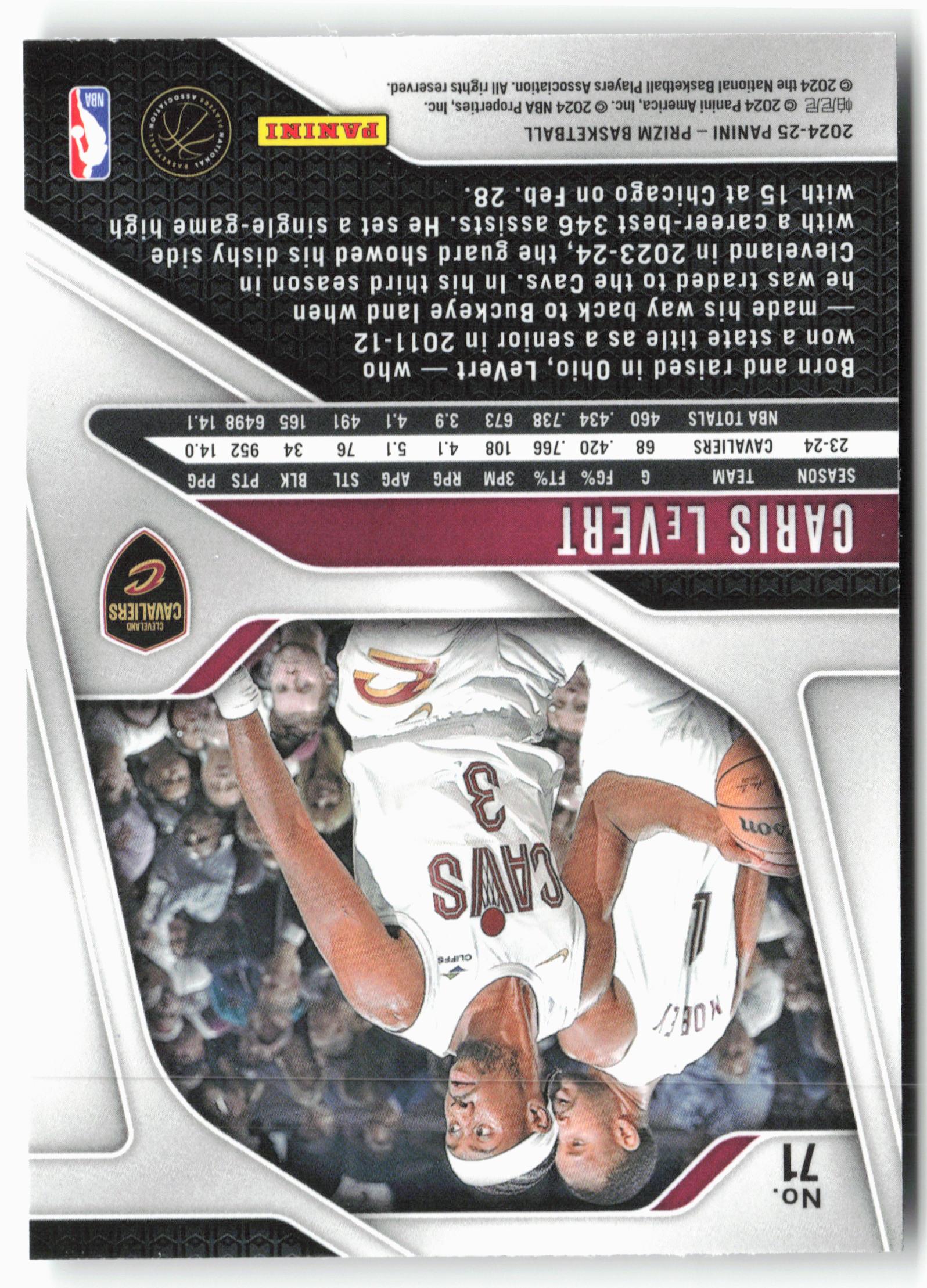 2024-25 Panini Prizm #71 Caris LeVert