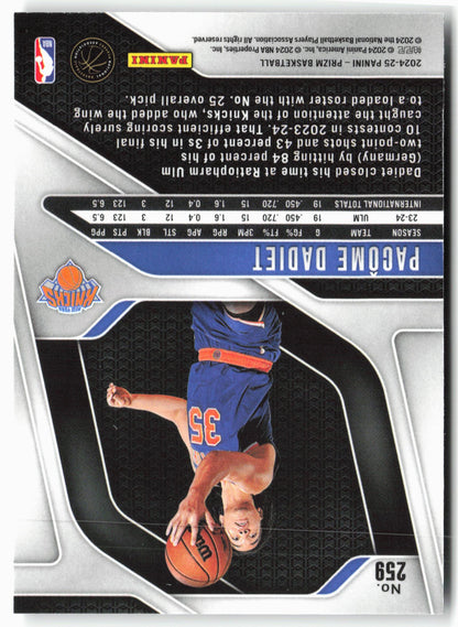 2024-25 Panini Prizm #259 Pacome Dadiet