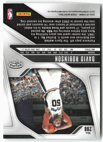 
2024-25 Panini Prizm #288 David Robinson