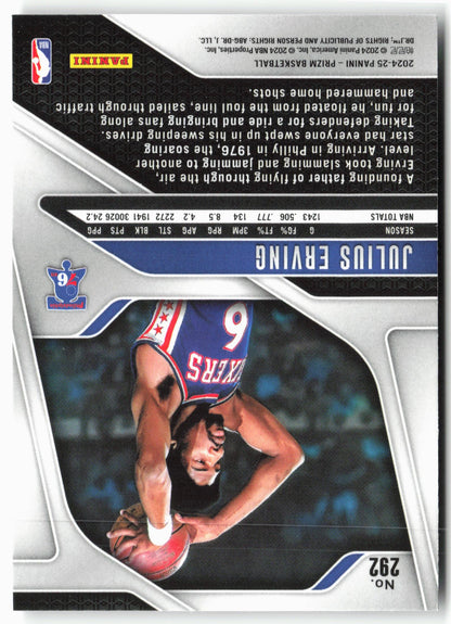 2024-25 Panini Prizm #292 Julius Erving