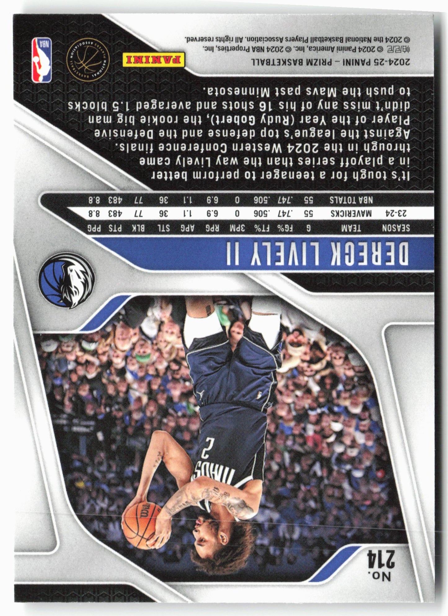 2024-25 Panini Prizm #214 Dereck Lively II