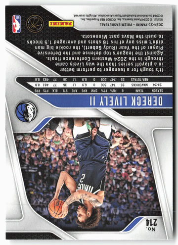 
2024-25 Panini Prizm #214 Dereck Lively II