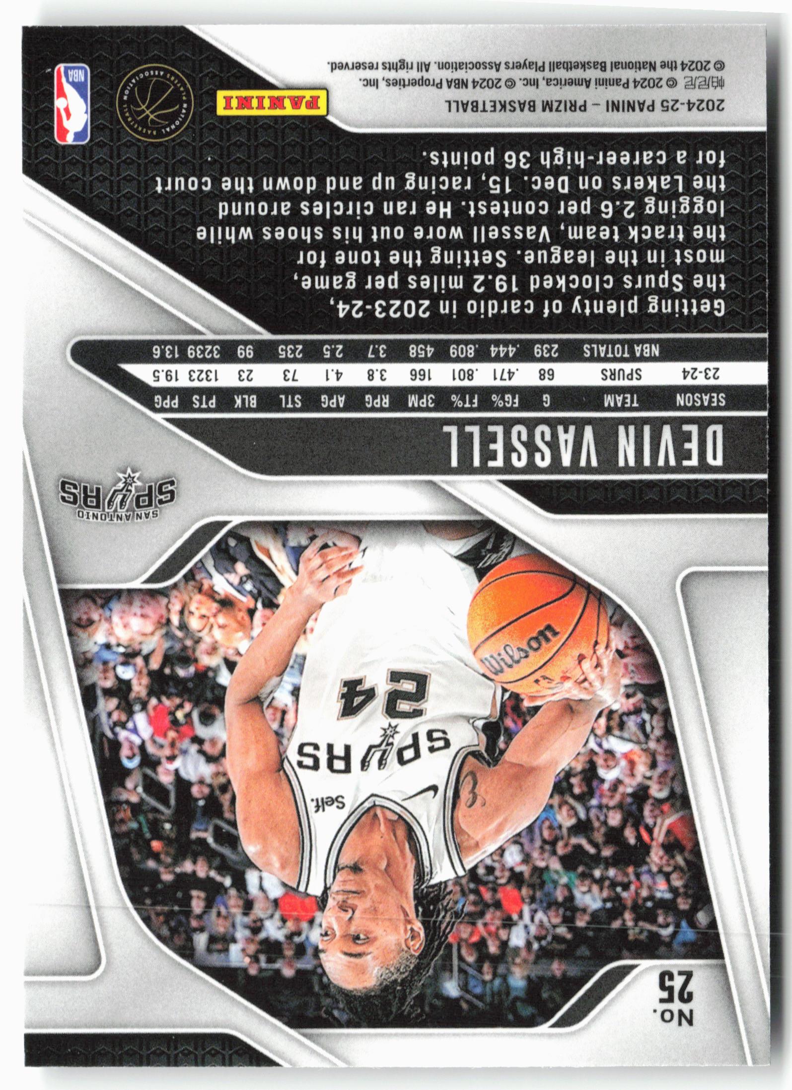 2024-25 Panini Prizm #25 Devin Vassell
