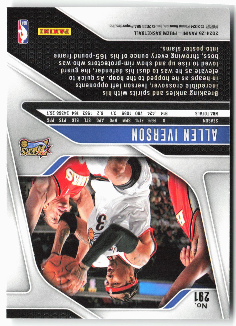 2024-25 Panini Prizm #291 Allen Iverson