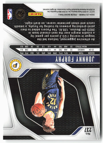 
2024-25 Panini Prizm #237 Johnny Furphy