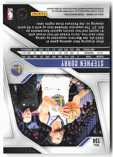 2024-25 Panini Prizm #134 Stephen Curry