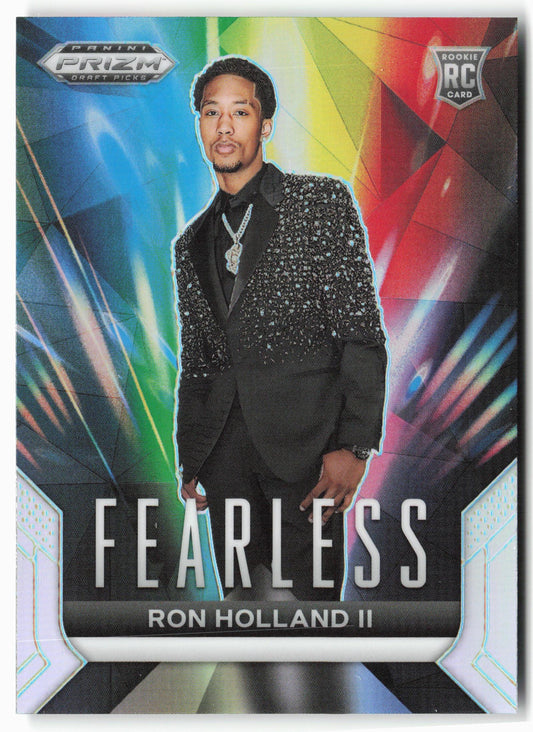 2024 Panini Prizm Draft Picks #18 Ron Holland II Fearless Prizms Silver