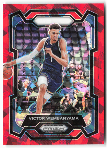 2024 Panini Prizm Draft Picks #99 Victor Wembanyama Prizms Red Ice