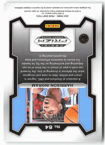 2024 Panini Prizm Draft Picks #84 Harrison Ingram