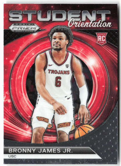 2024 Panini Prizm Draft Picks #12 Bronny James Jr. Student Orientation