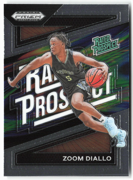 2024 Panini Prizm Draft Picks #1 Zoom Diallo Rated Prospect