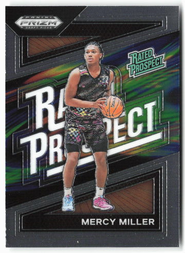 
2024 Panini Prizm Draft Picks #4 Mercy Miller Rated Prospect