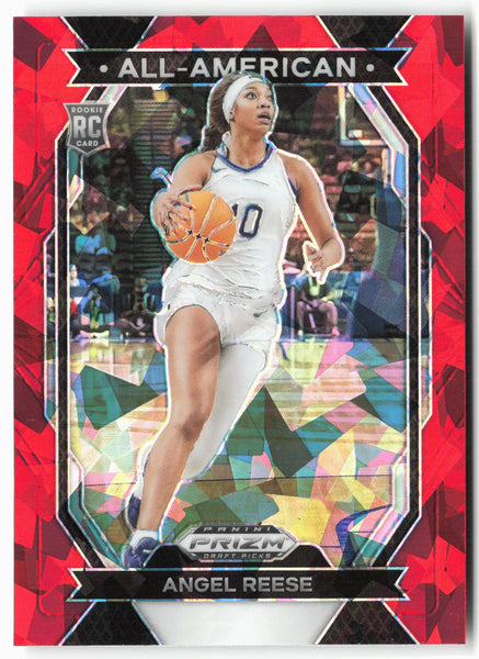 2024 Panini Prizm Draft Picks #6 Angel Reese All-American Prizms Red Ice