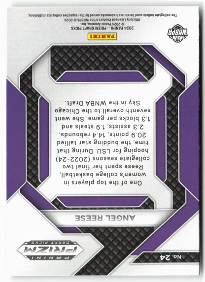 2024 Panini Prizm Draft Picks #24 Angel Reese New Recruits