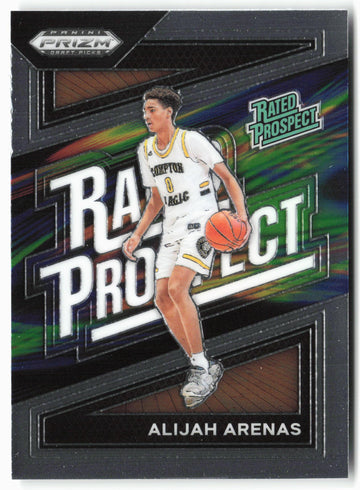 
2024 Panini Prizm Draft Picks #6 Alijah Arenas Rated Prospect